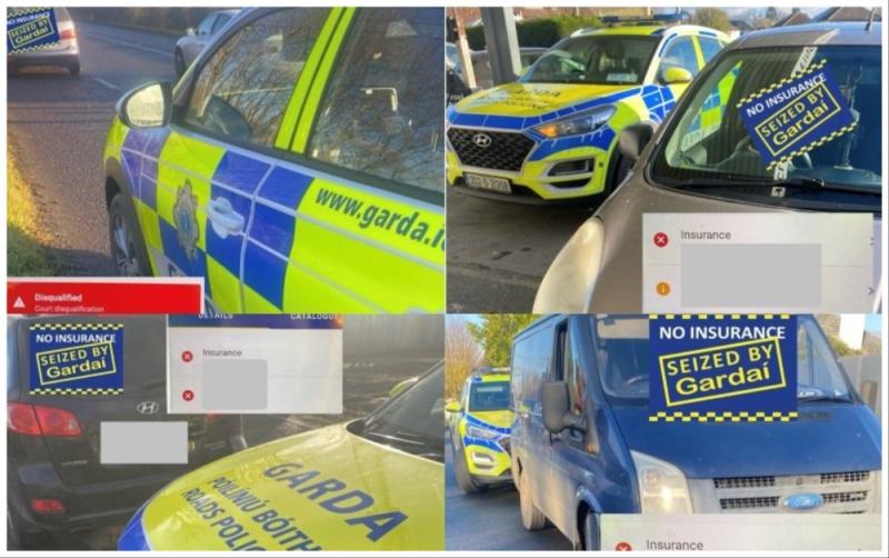 Man arrested and four vehicles seized as Tipperary gardaí crack down on uninsured drivers 