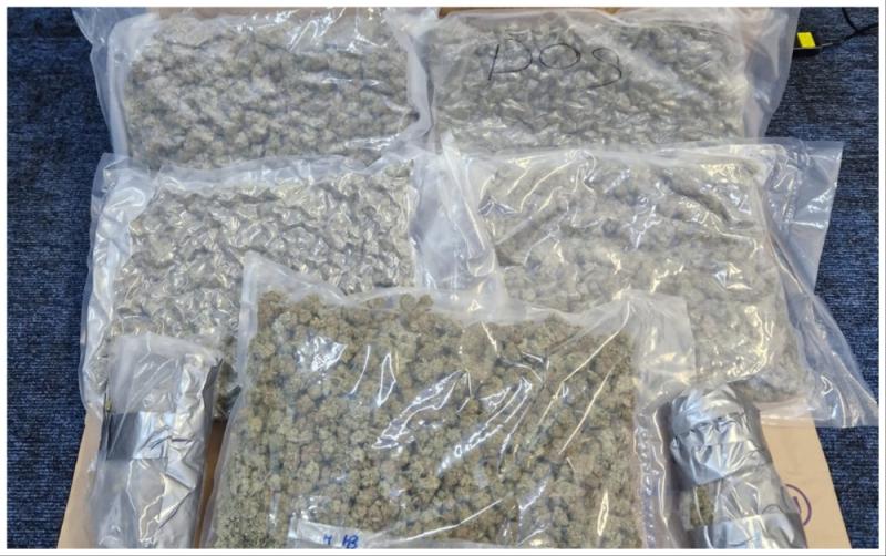 Man arrested after gardaí conduct cannabis bust valued at €120k