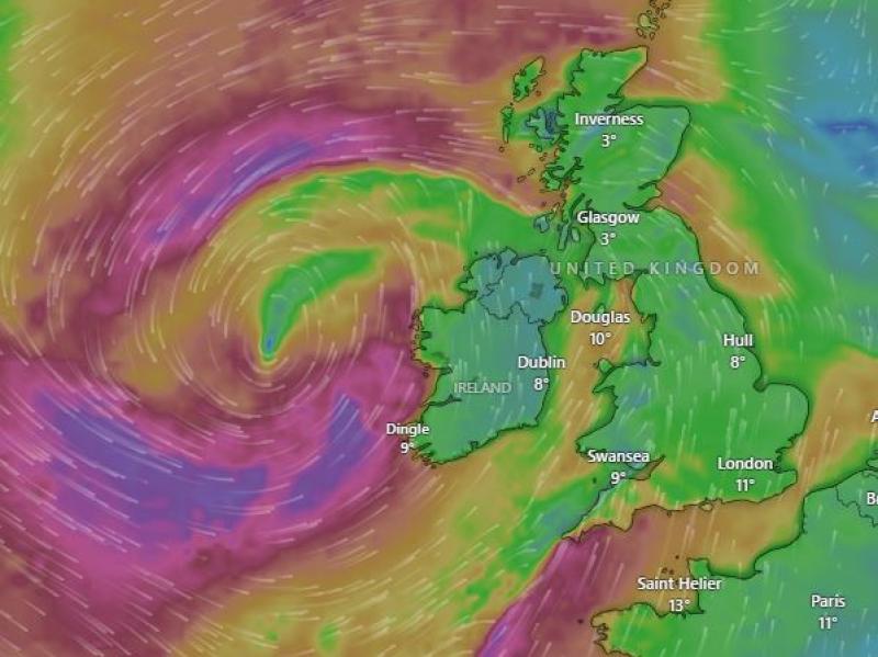 More wind and rain for Ireland as series of Weather Warnings issued