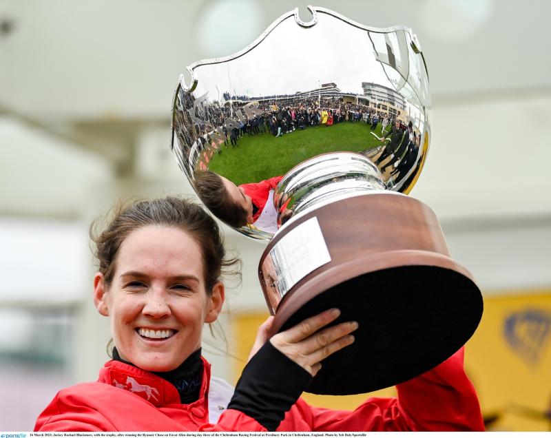 Honorary MBE is collected today by Tipperary racing legend Rachael Blackmore 