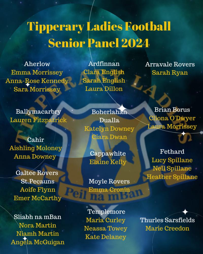 AFLW players return will drive on Tipperary Ladies footballers as league panel is confirmed 
