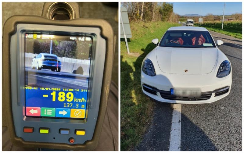 Porsche driver fined for rocketing almost 70 km/h above motorway speed limit