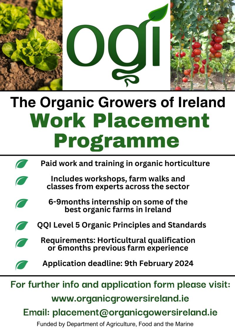 Two Tipperary farms are committed to stimulating a new wave of organic growers in Ireland