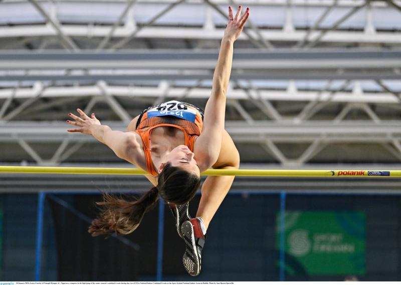 PICTURE OF THE WEEK Tipperary's Laura Frawley reaching new heights