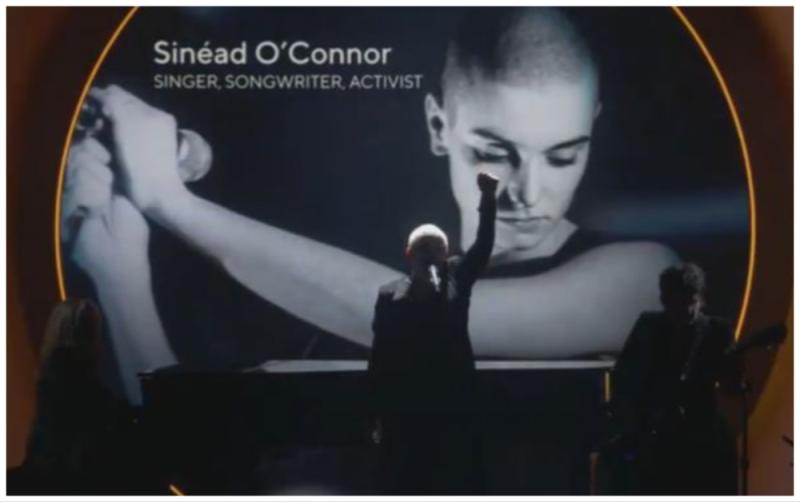 Tributes paid to Irish artists Sinéad O'Connor and Shane MacGowan at 66th Grammy Awards