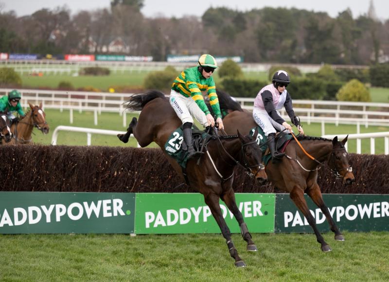 Henry de Bromhead’s Heart Wood and Rachael Blackmore (left)