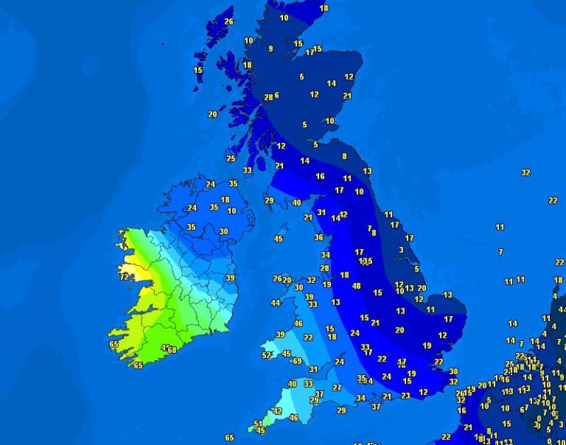 ALERT Met Éireann's fiveday Irish weather forecast predicts it will