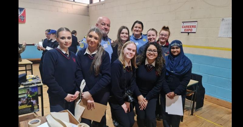 Tipperary students  find out more about what a career in An Garda Siochana would involve
