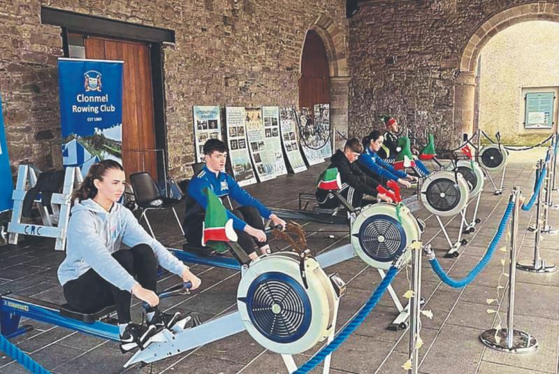 Some rowing that! A Tipperary  rowing club covered a staggering 3,979  km in January