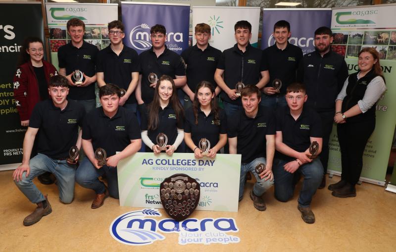 Kildalton College  wins Macra and Teagasc colleges 'Challenge Day' on home soil