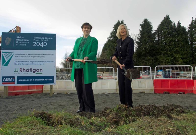 Education Minister Norma Foley turns sod on new county Tipperary Gaelscoil 