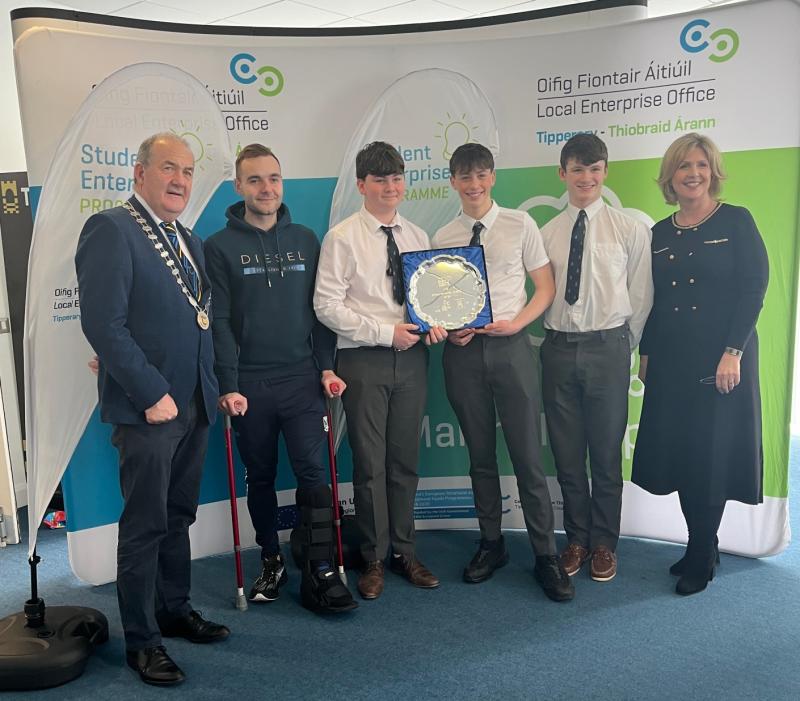 Rockwell College students triumph at  Tipperary county final of Student Enterprise Programme 