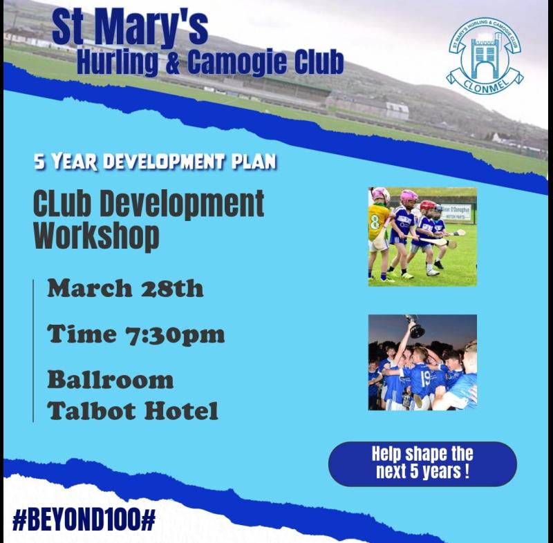 Tipperary hurling and camogie club launch consultation on Five-Year Development Plan