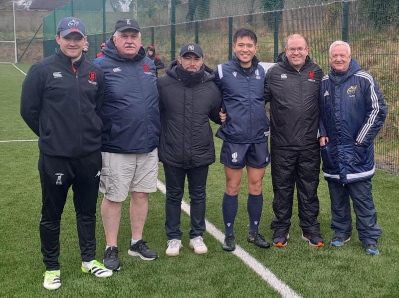 History made as Japanese referees officiate at schools rugby game in Tipperary
