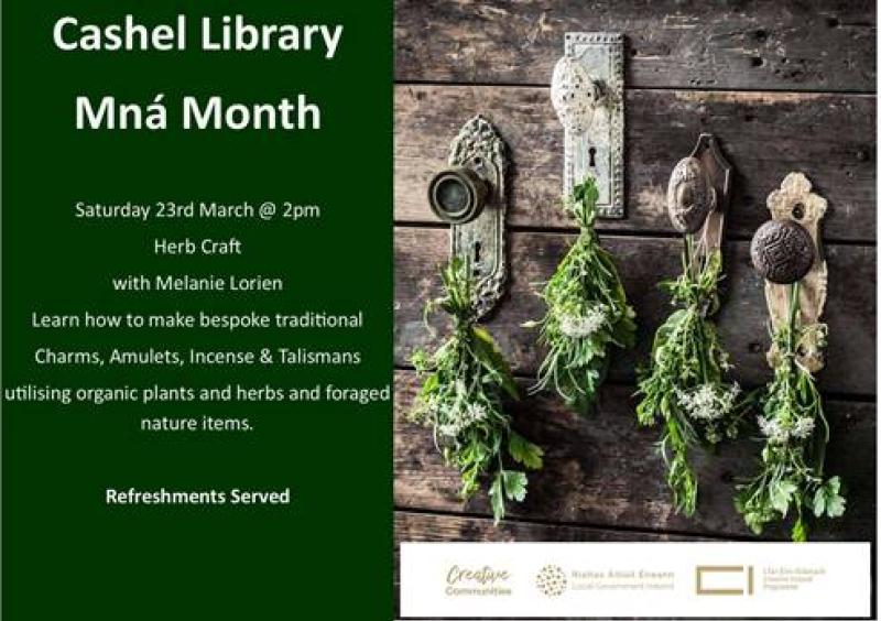 Mná Month continues in Cashel Library with two fantastic events this week 