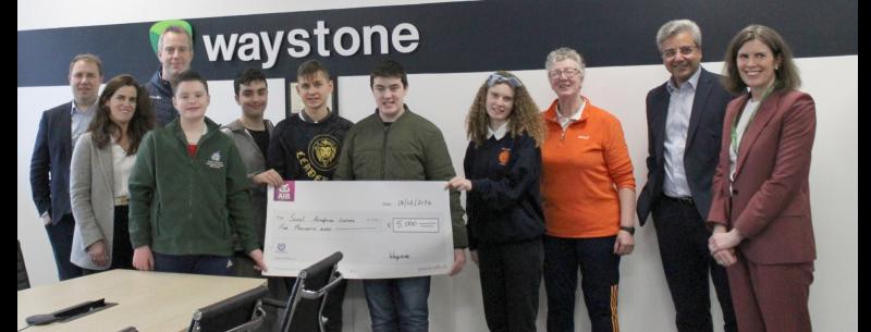 Tipperary school and Waystone come together for community liaison project