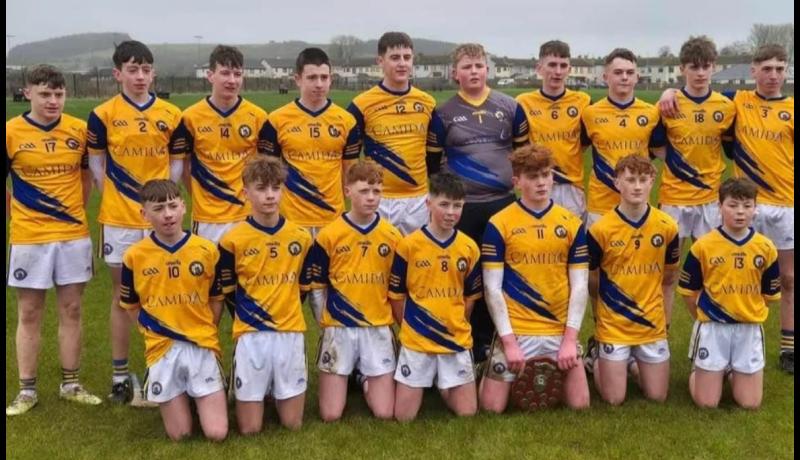 Small rural Tipperary club delighted as their boys held South division to hurling win