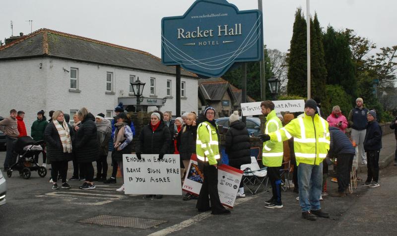 Protest at Racket Hall Hotel in Roscrea ends after ten weeks