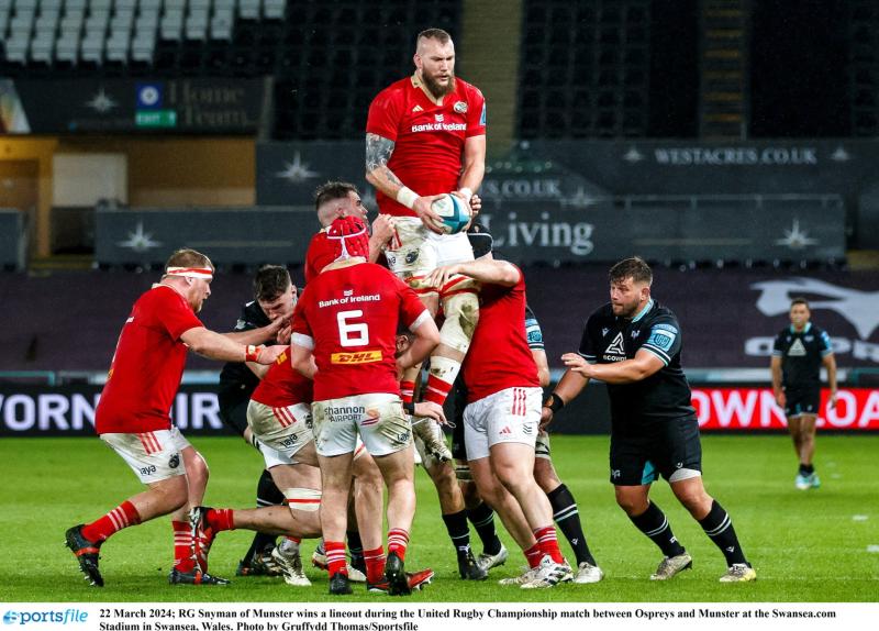 Munster Rugby's Johann van Graan: 'Injured RG Snyman is doing really well'