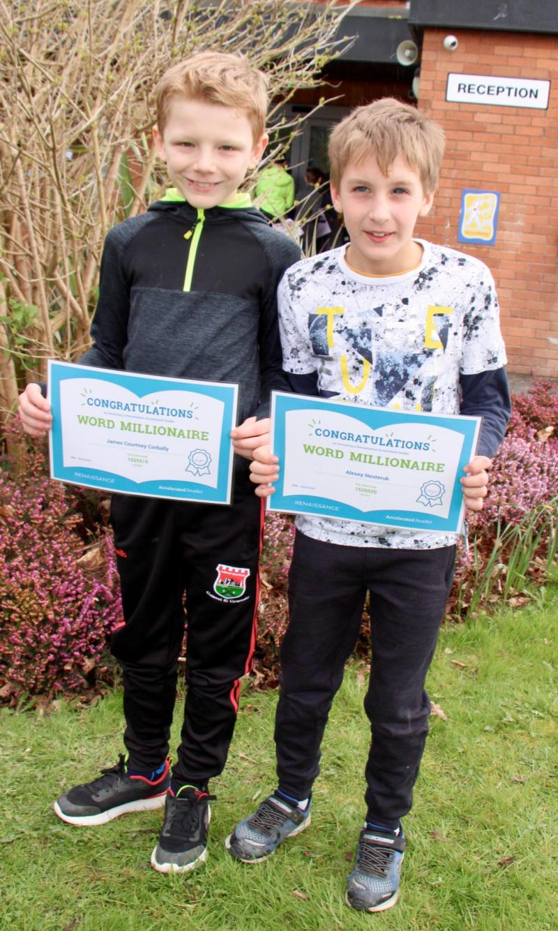 Two young Tipperary pupils achieve 'Word Millionaire' status - Well done boys
