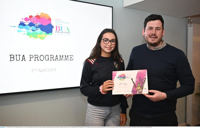 Tipperary's Zara Casey graduates from Ladies Gaelic Football Association 'BUA' programme 