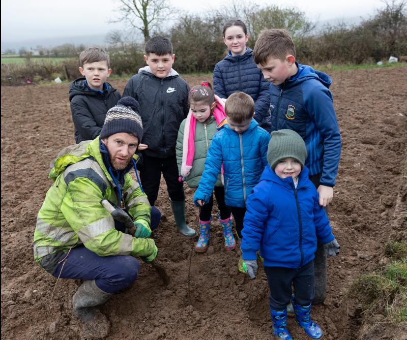 Great excitement as Tipperary school helps new community development to take root