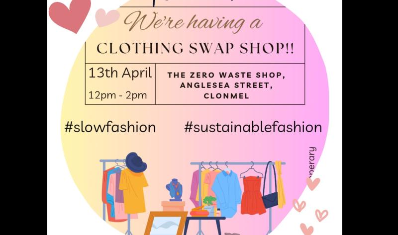A clothes swap event will take place in Tipperary