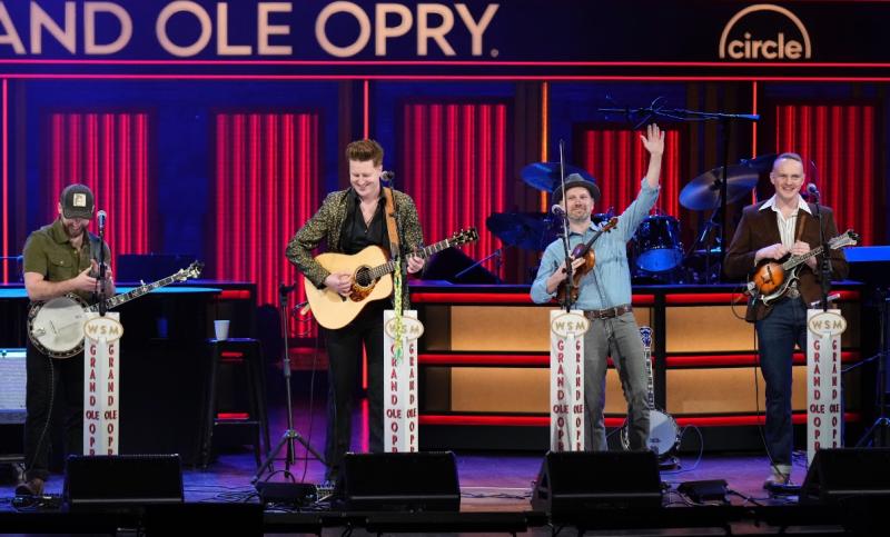 JigJam performing in the Grand Ole Opry in Nashville
