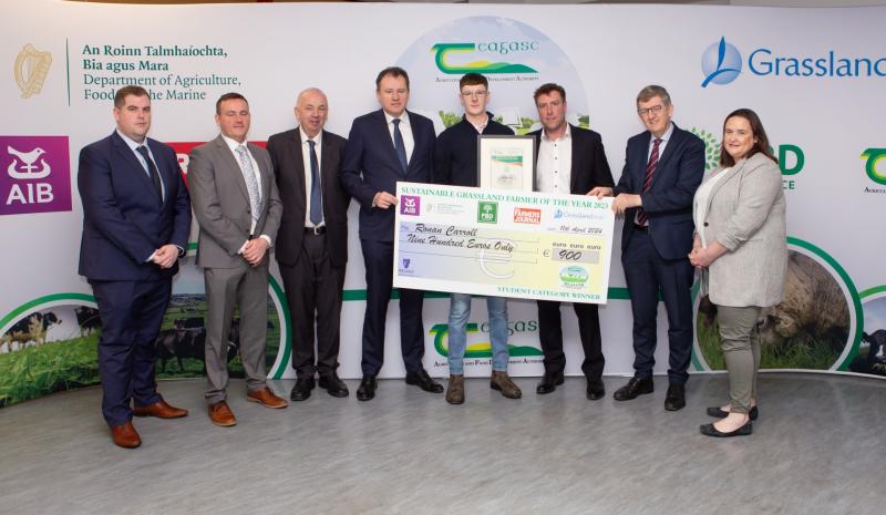 Tipperary's Ronan Carroll honoured at Sustainable Grassland Farmer of the Year Awards