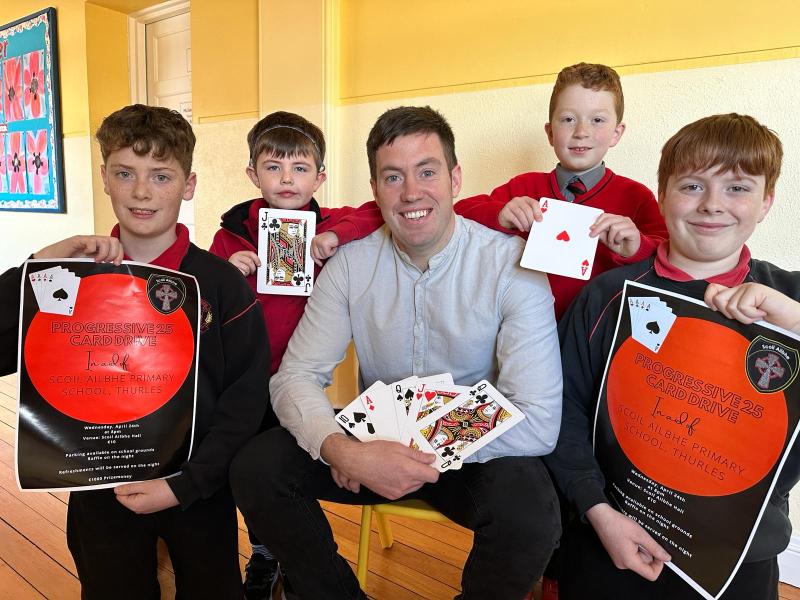Scoil Ailbhe looks forward to Progressive 25 Card Drive!