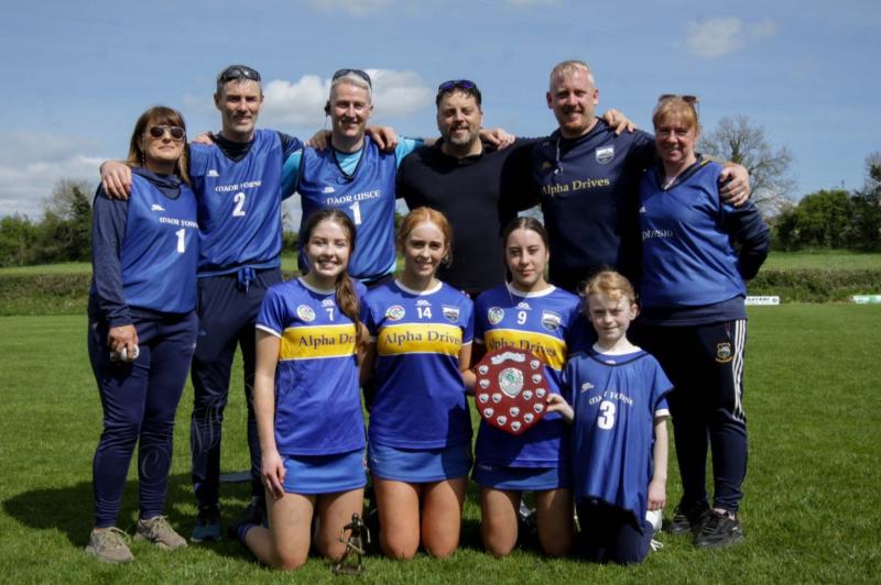 Tipperary U16B camogie team made it a double shield win with an impressive victory