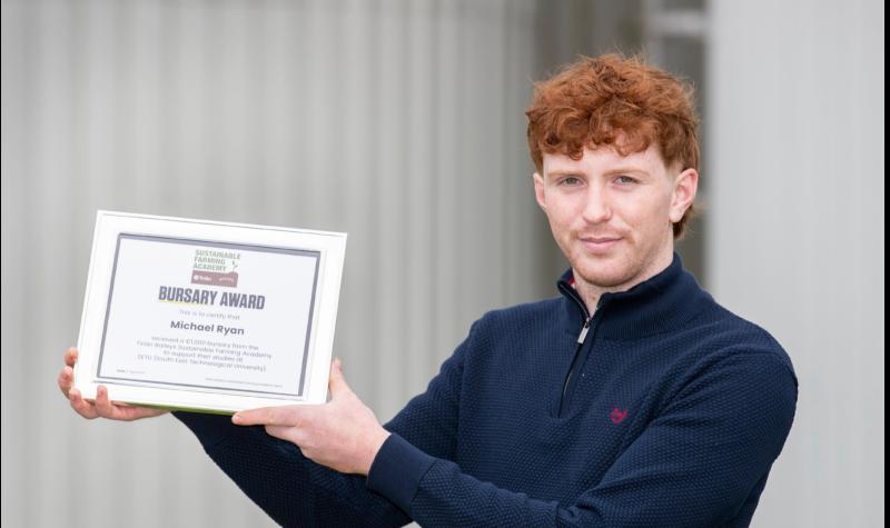 Tipperary agricultural science student among Sustainable Farming Academy Bursary winners 