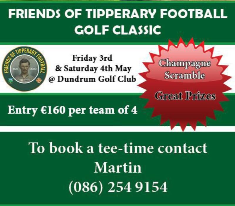 Another exciting  Friends of Tipperary Football Annual Golf Classic is ready to tee off