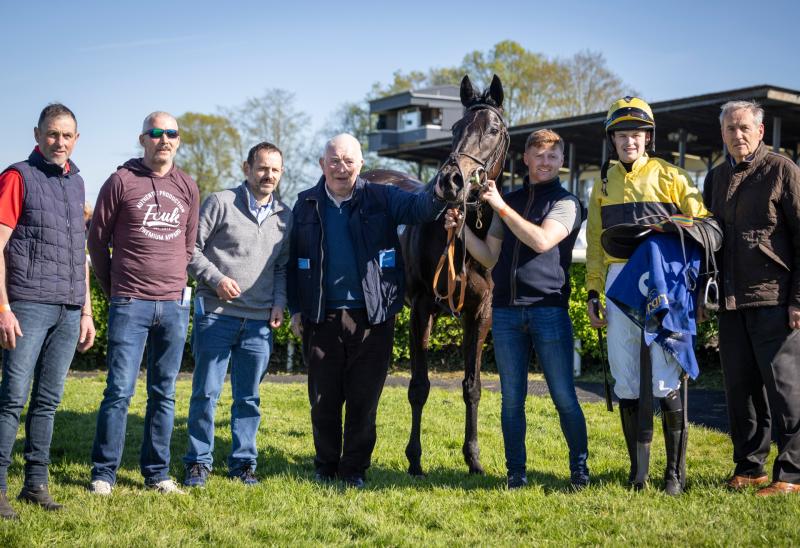 Liam Quinlan and the Ray Hackett-trained winner Lady Kate were amongst the local Tipperary winners 