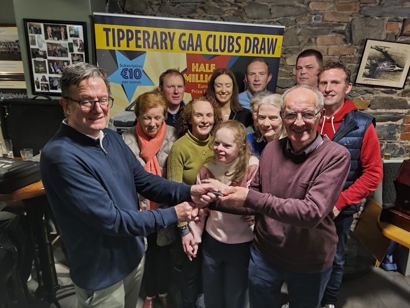 What a night in Templederry as Christy Coughlan collected his 'Tipp GAA Clubs Draw' new car!  