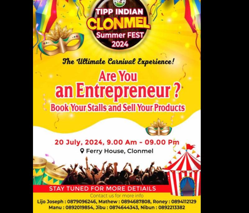 Tipp Indian Summer Fest to be held in Clonmel in July