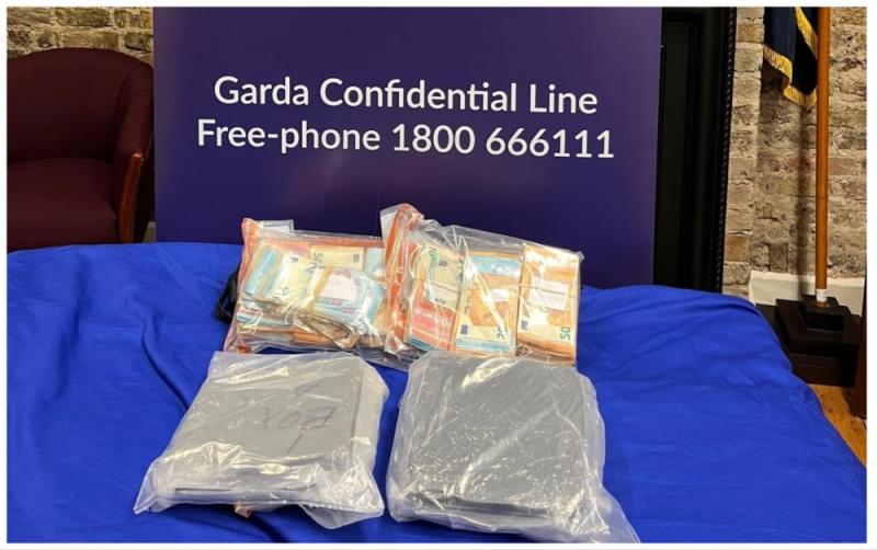 Two arrested in Dublin cocaine and cash seizure worth over €230,000