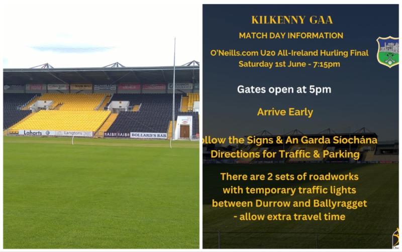 WATCH: vital garda information for Offaly fans to avoid roadworks on way to Nowlan Park