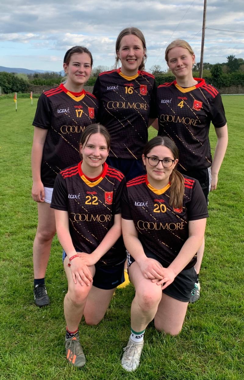 Five German girls had an amazing experience with Gaelic football at Tipperary club