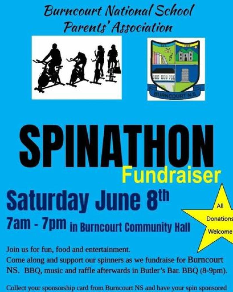 Spinathon  to raise funds for Tipperary school