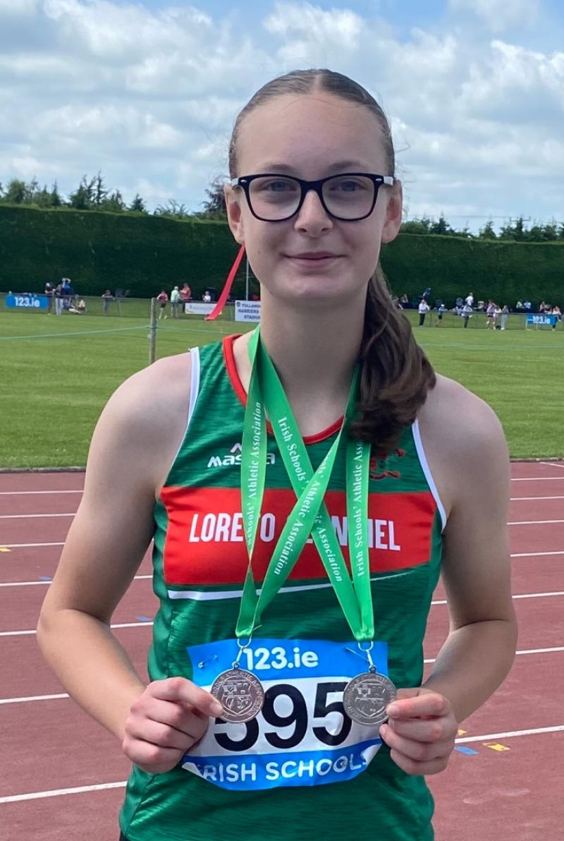 Silver jumps double for promising Tipperary athlete at National Post-Primary Schools