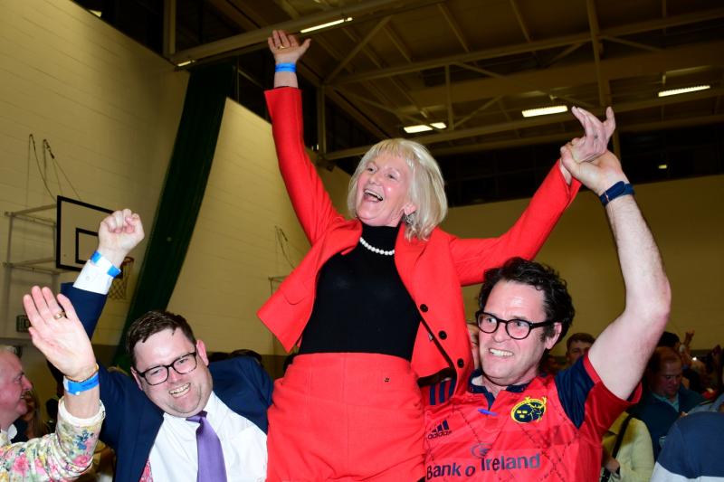 Local Elections Newport candidate Phyll Bugler elected in the first count late on Saturday 