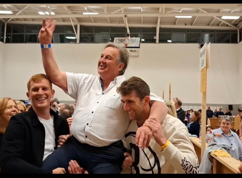 After the first count the two sitting councillors were reelected 