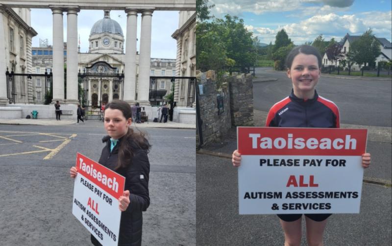 'Can't wait for the adults any longer' - Tipperary teenager kicks off autism rights protest at Leinster House