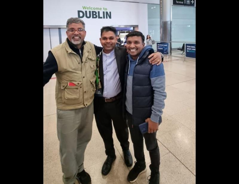 NEW ARRIVAL: A new priest has just landed in Tipperary all the way from India