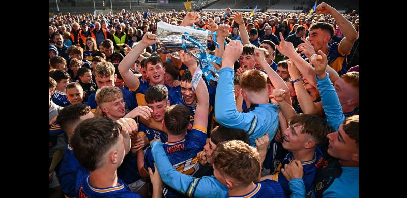 WATCH: Slievanamon bellows throughout Nowlan Park after incredible minor hurling win