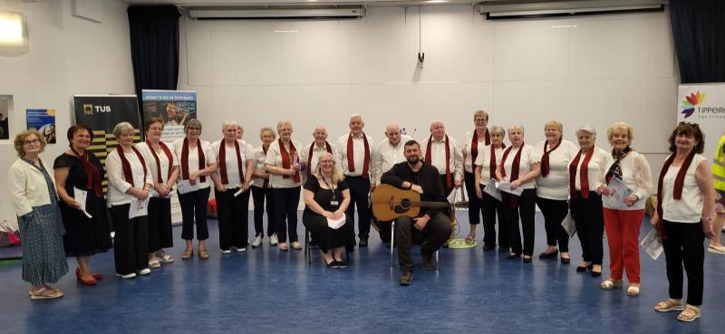 Local Tipperary community choir perform at age-friendly expo night