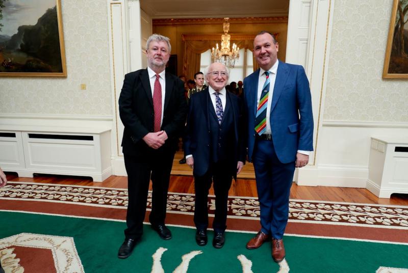Tipperary man gives speech at Áras an Uachtaráin about greener future