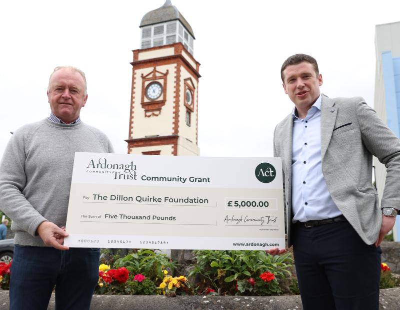 Dillon Quirke Foundation receive massive donation from community trust