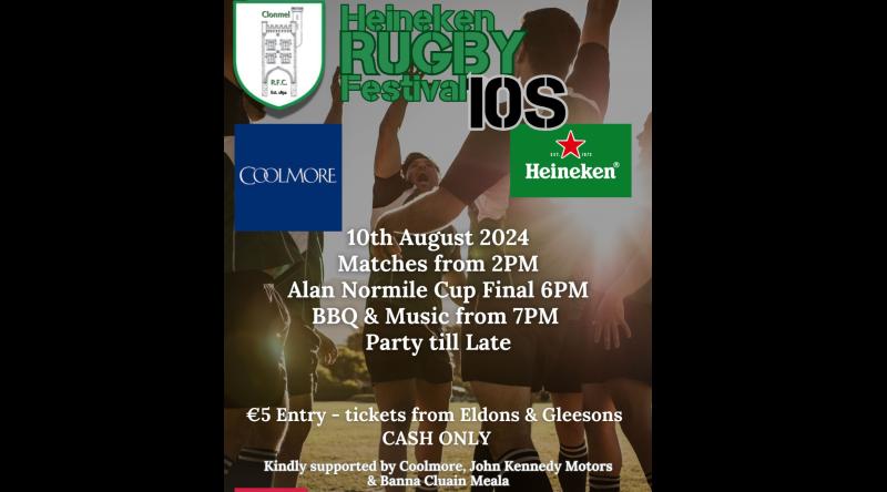 Club in Tipperary will host country's first Rugby 10s tournament